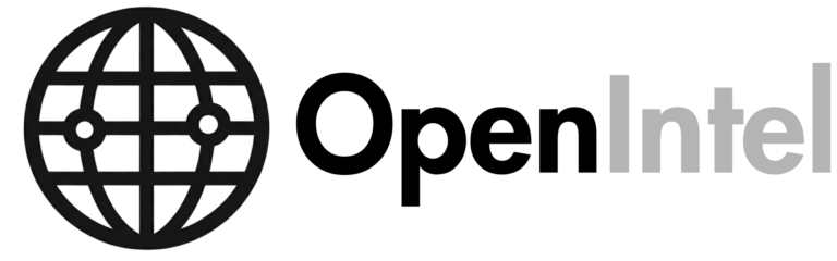 OpenIntel Logo Black